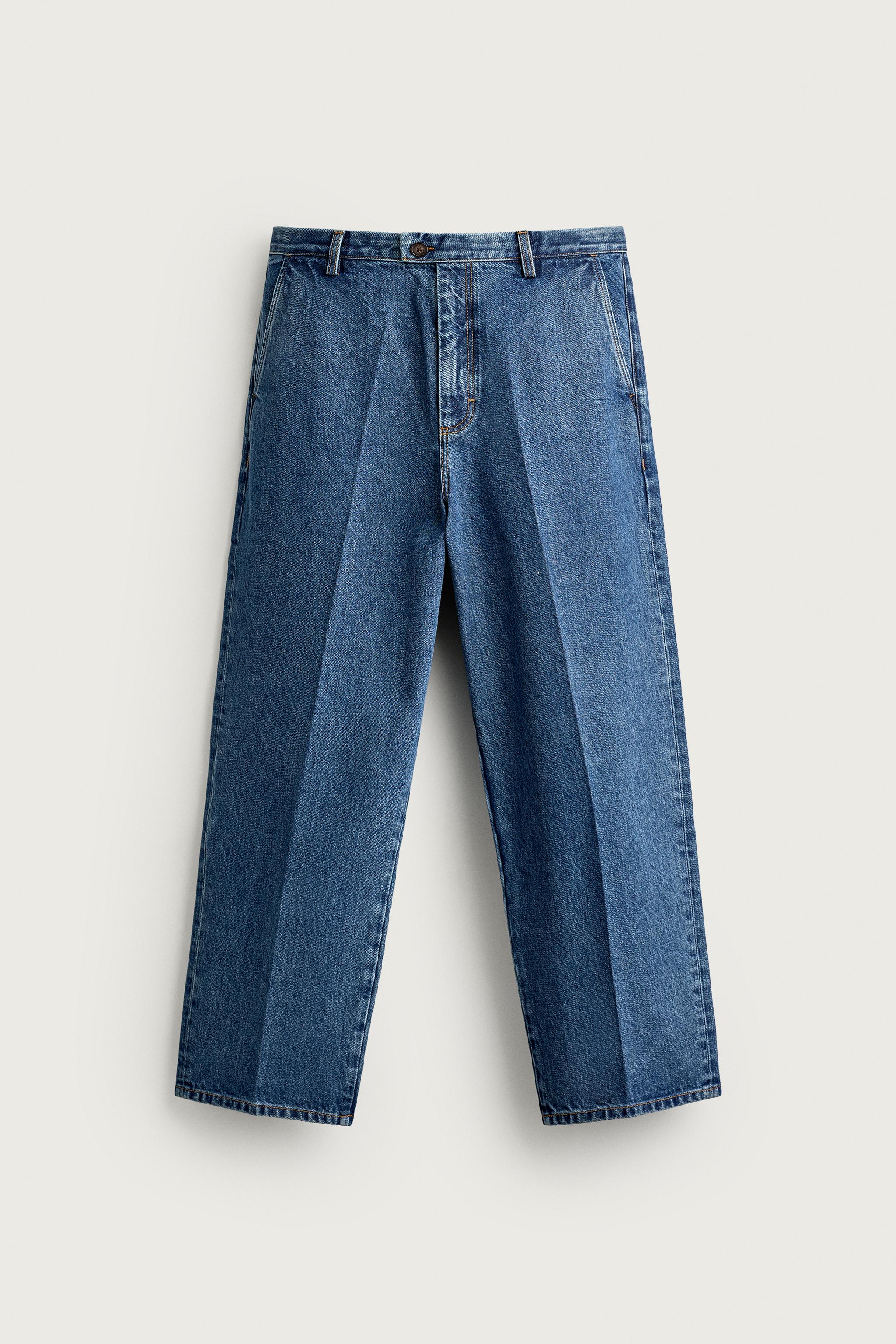 REGULAR FIT DENIM CHINO PANTS